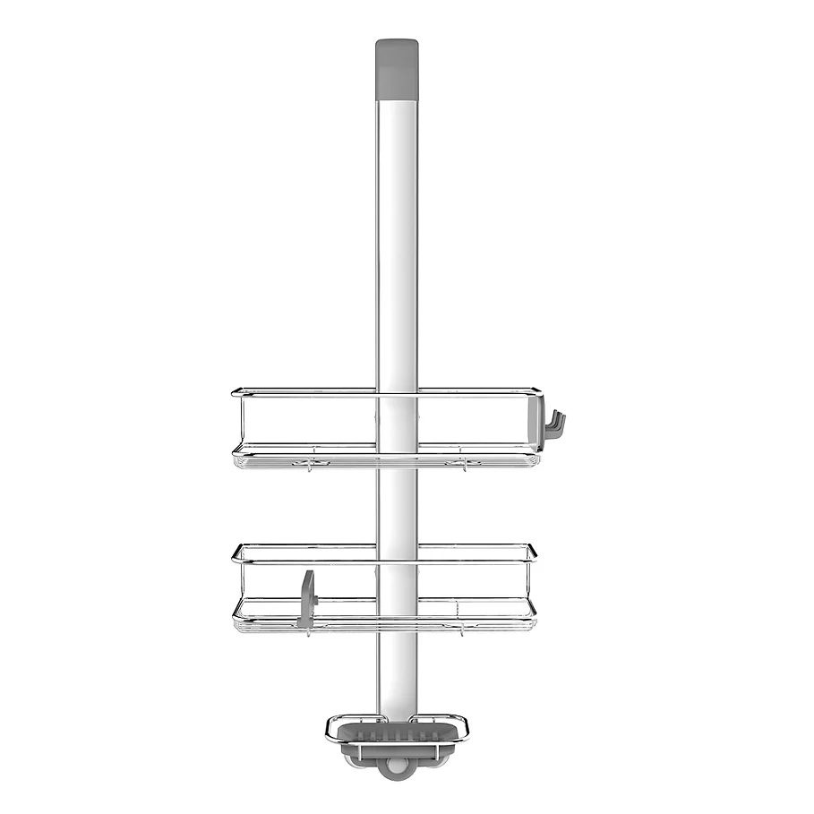 Simplehuman simplehuman Over-the-Door Shower Caddy in Stainless Steel