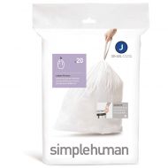 Simplehuman simplehuman Code J 38-40-Liter Custom Fit Liners in White