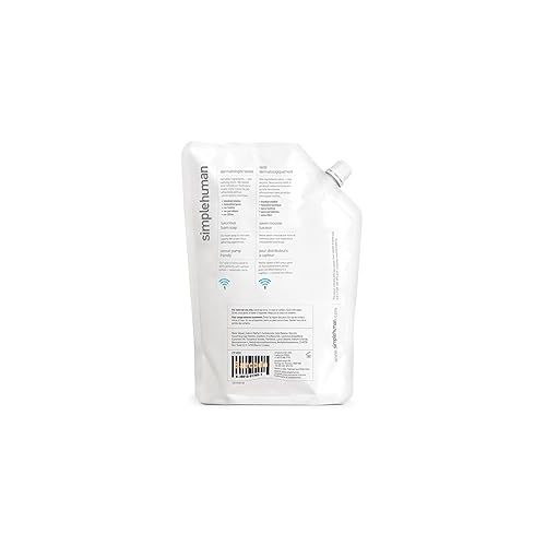 심플휴먼 simplehuman Lavender Moisturizing Liquid Hand Soap Refill Pouch, 34 Fl. Oz.