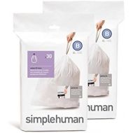 Simplehuman Bin Trash Can Bags Liners New 6l Litres Size B Box Pack of 30