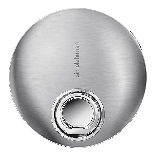 심플휴먼 simplehuman Sensor Mirror Compact, 10X Magnification, Brushed Stainless Steel