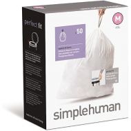 simplehuman Custom Fit Trash Can Liner M, 45 L / 12 Gal, 50-Count Box