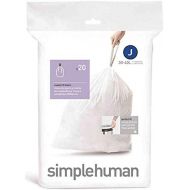 [아마존베스트]Simplehuman Bin Trash Can Bags Liners New 30-40l Litres Size J Box Pack of 20