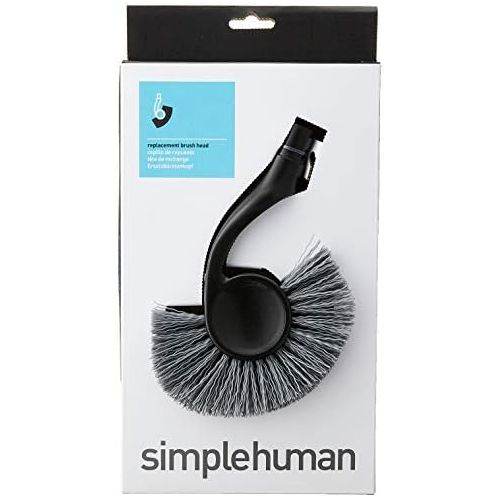 심플휴먼 [아마존베스트]Simplehuman simplehuman Toilet Brush Replacement Brush Head, Black