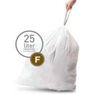 [아마존베스트]Simplehuman Bin Trash Can Bags Liners New 25l Litres Size F Box Pack of 20