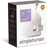[아마존베스트]Simplehuman simplehuman Custom Fit Trash Can Liner H, 30-35 L / 8-9 Gal, 50-Count Box
