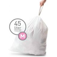 [아마존베스트]Simplehuman Bin Trash Can Bags Liners New 45l Litres Size M Box Pack of 20