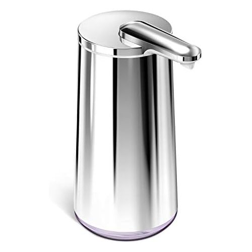 심플휴먼 [아마존베스트]Simplehuman simplehuman Foam Sensor Pump with Lavender Soap Refillable Cartridge, High-Grade Polished Stainless Steel