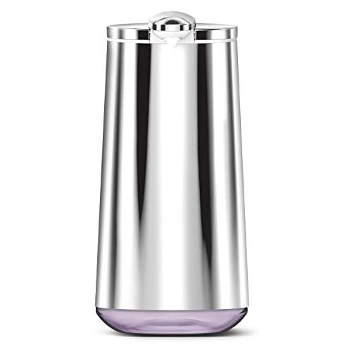 심플휴먼 [아마존베스트]Simplehuman simplehuman Foam Sensor Pump with Lavender Soap Refillable Cartridge, High-Grade Polished Stainless Steel