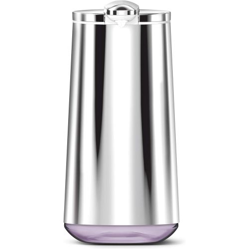 심플휴먼 [아마존베스트]Simplehuman simplehuman Foam Sensor Pump with Lavender Soap Refillable Cartridge, High-Grade Polished Stainless Steel