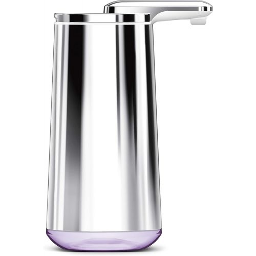 심플휴먼 [아마존베스트]Simplehuman simplehuman Foam Sensor Pump with Lavender Soap Refillable Cartridge, High-Grade Polished Stainless Steel