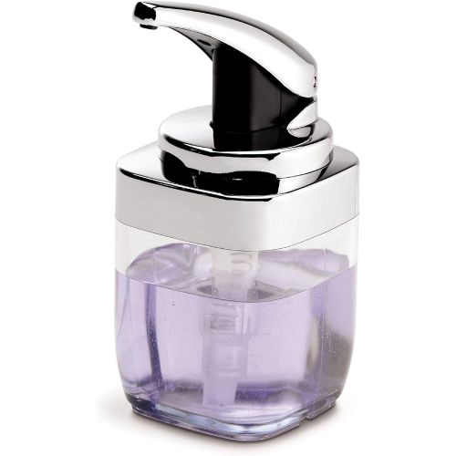 심플휴먼 [아마존베스트]Simplehuman simplehuman Precision Lever Square Push Soap Pump, Chrome And Plastic, 15 fl. oz.