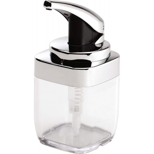 심플휴먼 [아마존베스트]Simplehuman simplehuman Precision Lever Square Push Soap Pump, Chrome And Plastic, 15 fl. oz.