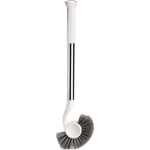 심플휴먼 [아마존베스트]Simplehuman simplehuman Toilet Brush with Caddy, Stainless Steel, White