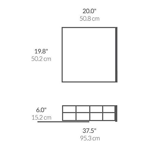 심플휴먼 simplehuman 20 inch Pull-Out Cabinet Organizer, Heavy-Gauge Steel Frame