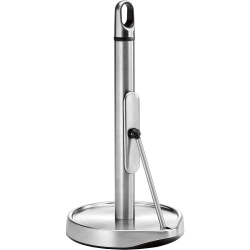 심플휴먼 simplehuman Tension Arm Paper Towel Holder, Brushed Stainless Steel