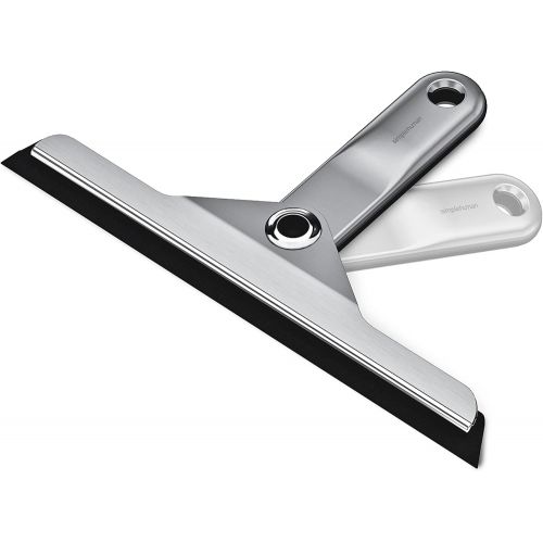 심플휴먼 simplehuman EMW1486687, 1 x Foldaway Squeegee, Zinc/Stainless Steel