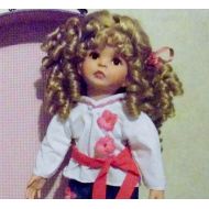 Simplepleasantthings Paradise Galleries Vinyl Doll Catherine, Clothes, Accessories 19 inches and 3 Vintage Necklaces for Doll Play