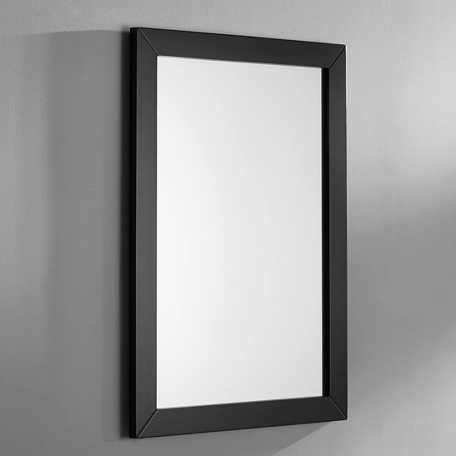  Simpli Home SimpliHome Chelsea 30-Inch x 22-Inch Rectangular Bath Vanity Decor Mirror in Black