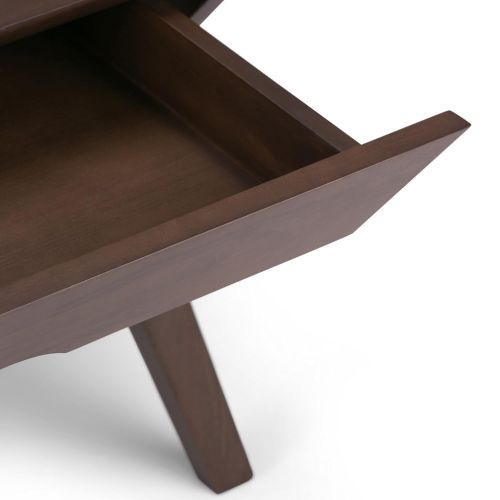  Simpli Home AXCTSA-01 Tessa Solid Hardwood 48 inch wide Coffee Table in Walnut Brown