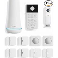 SimpliSafe 11 Piece Wireless Home Security System Gen 3 with Wireless Indoor HD Camera - Optional 24/7 Professional Monitoring - No Contract - Compatible with Alexa and Google Assistant,White