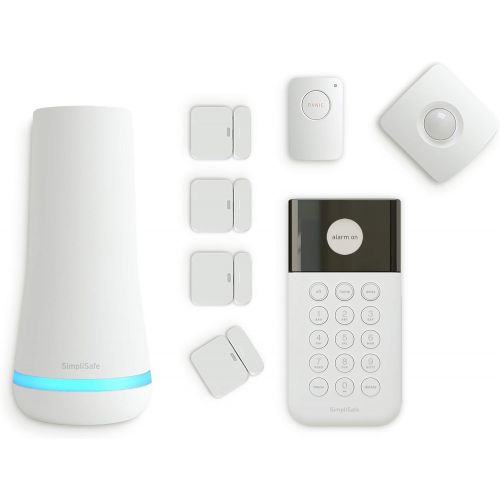  [아마존베스트]SimpliSafe 8 Piece Wireless Home Security System - Optional 24/7 Professional Monitoring - No Contract - Compatible with Alexa and Google Assistant