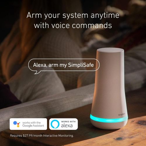  [아마존베스트]SimpliSafe 8 Piece Wireless Home Security System - Optional 24/7 Professional Monitoring - No Contract - Compatible with Alexa and Google Assistant