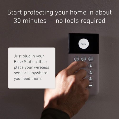  [아마존베스트]SimpliSafe 8 Piece Wireless Home Security System - Optional 24/7 Professional Monitoring - No Contract - Compatible with Alexa and Google Assistant