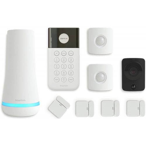  [아마존베스트]SimpliSafe 9 Piece Wireless Home Security System w/HD Camera - Optional 24/7 Professional Monitoring - No Contract - Compatible with Alexa and Google Assistant