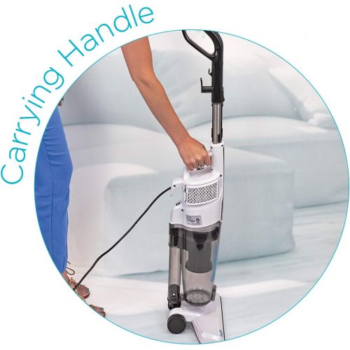  Corded Stick Vacuum Cleaner by Simplicity, Powerful Bagless Vacuum for Hardwood Floors, Certified HEPA Filtration, S60 Spiffy