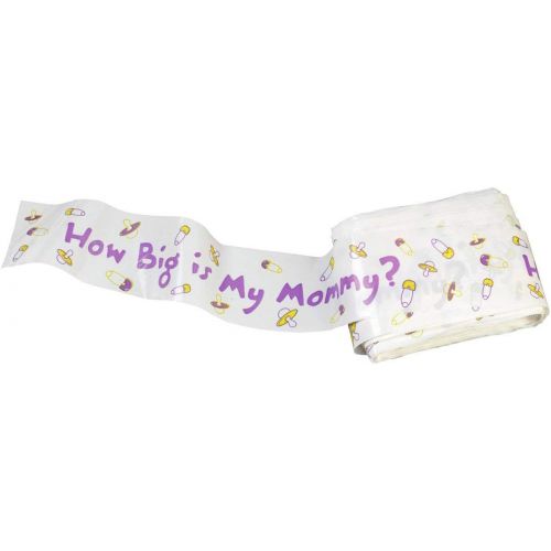  Simplicity Measure Belly Baby Shower Game, 1pc, 150ft L x 0.1 W x 2H