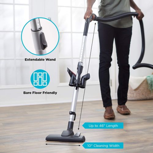  [아마존베스트]Canister Vacuum Cleaner, Simplicity Jill Compact Vacuum for Hardwood and Rugs, Dual Certified Hepa Filtration, Bagged