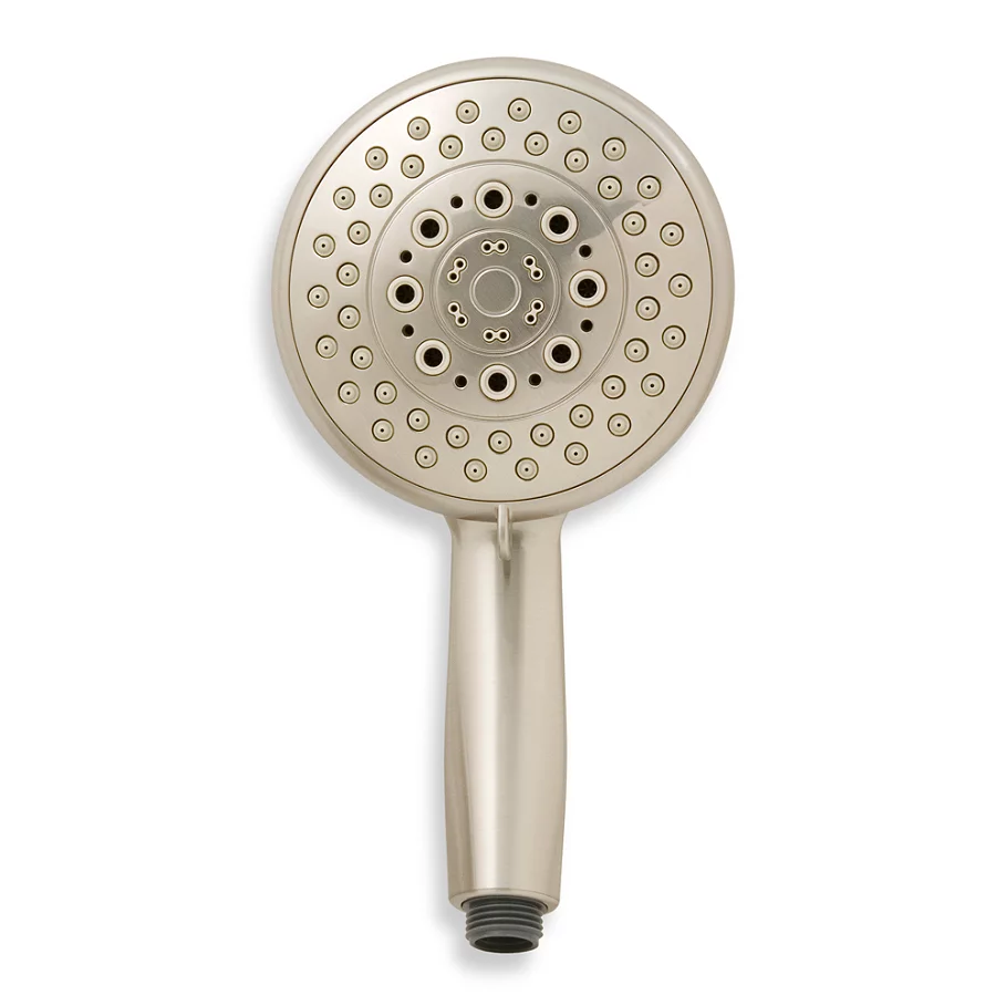 Simply Clean 5-Spray Hand-Held Water-Saving Showerhead in Brushed Nickel