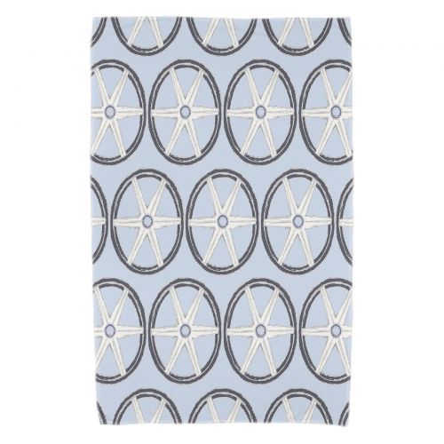  Simply Daisy, 30 x 60 Inch, Nautical Geo Lines, Geometric Print Beach Towel, Yellow