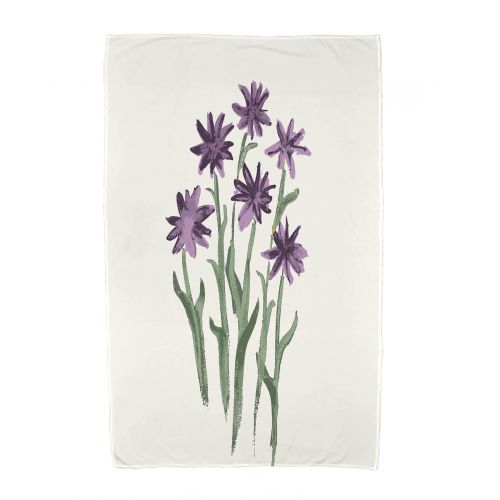  Simply Daisy, 30 x 60 inch, Daffodils Beach Towel, Purple