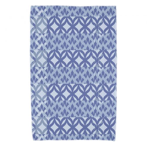  Simply Daisy, 30 x 60 Inch, Greeko Simple, Geometric Print Beach Towel, Orange