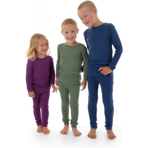  Simply Merino Merino Wool Kids Clothes. Thermal Underwear Base Layer Unisex.