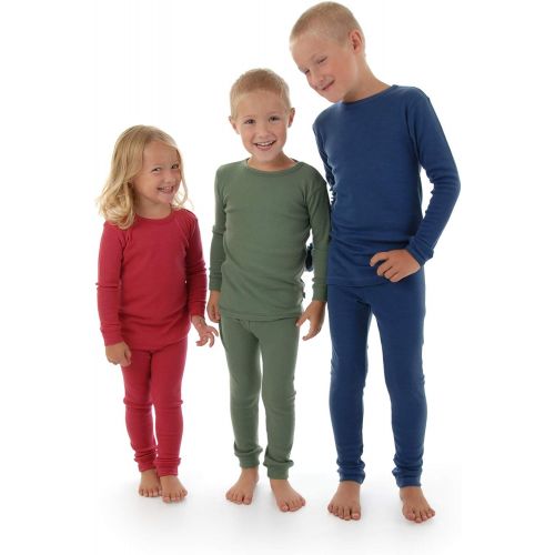  Simply Merino Merino Wool Kids Clothes. Thermal Underwear Base Layer Unisex.