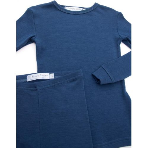  Simply Merino Merino Wool Kids Clothes. Thermal Underwear Base Layer Unisex.