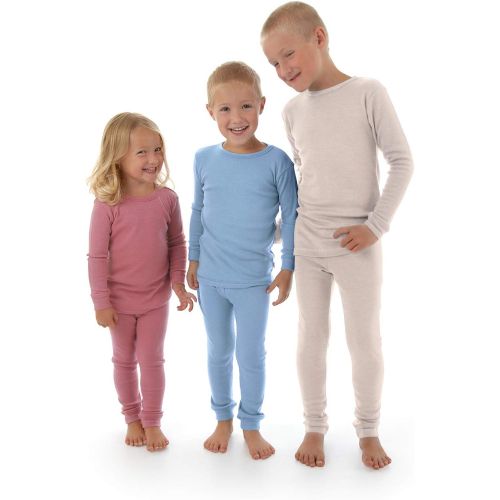  Simply Merino Merino Wool Kids Clothes. Thermal Underwear Base Layer Unisex.