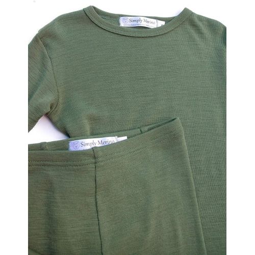  Simply Merino Merino Wool Kids Clothes. Thermal Underwear Base Layer Unisex.