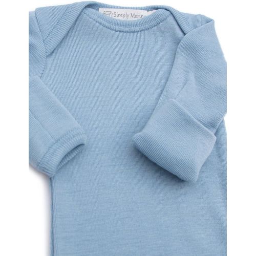  Simply Merino Pure Merino Wool Baby Sleep Sack. The warmest Infant Gown Sleeper Kids Sleep Bag