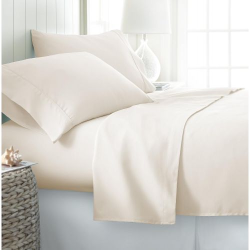  Simply Soft 4 Piece Sheet Set, California King, Ivory