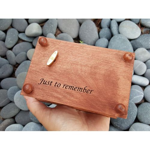  Simplycoolgifts Custom engraved musical jewelry box with I loved you first, I love you still I always have And always will with mother and daughter holding hands image, handmade by simplycoolgifts