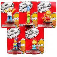 The Simpsons Family Cake Toppers with Homer, Bart, Marge, Maggie, Lisa