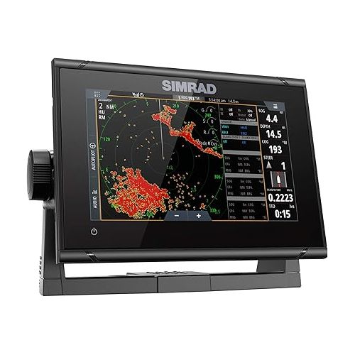  Simrad GO7 XSR - 7-inch Chartplotter (No Transducer) with C-MAP Discover Chart Card