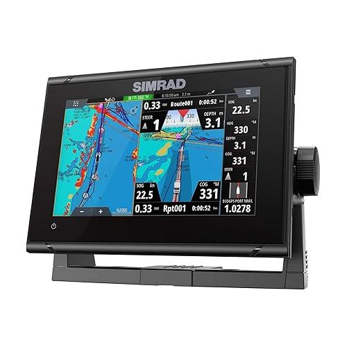  Simrad GO7 XSR - 7-inch Chartplotter (No Transducer) with C-MAP Discover Chart Card