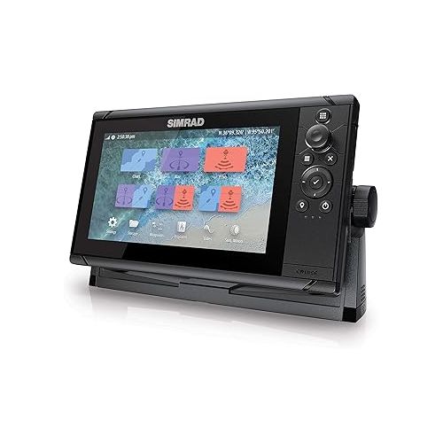  Simrad Cruise 9-9-inch GPS Chartplotter with 83/200 Transducer, Preloaded C-MAP US Coastal Maps