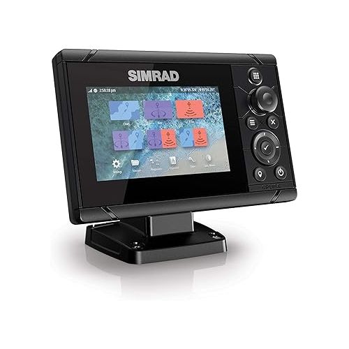  Simrad Cruise 5-5-inch GPS Chartplotter with 83/200 Transducer Preloaded C-MAP US Coastal Maps