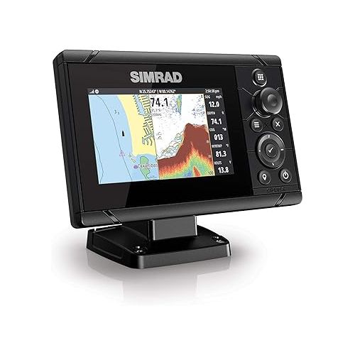  Simrad Cruise 5-5-inch GPS Chartplotter with 83/200 Transducer Preloaded C-MAP US Coastal Maps